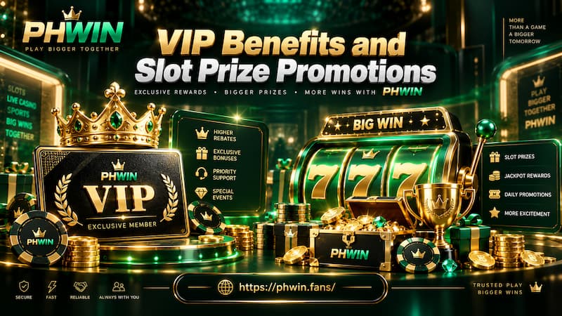 VIP Benefits and Slot Prize Promotions
