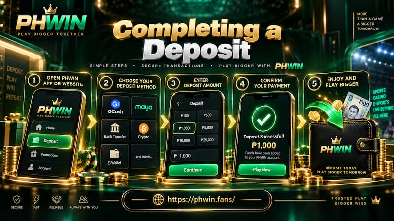 Completing a Deposit