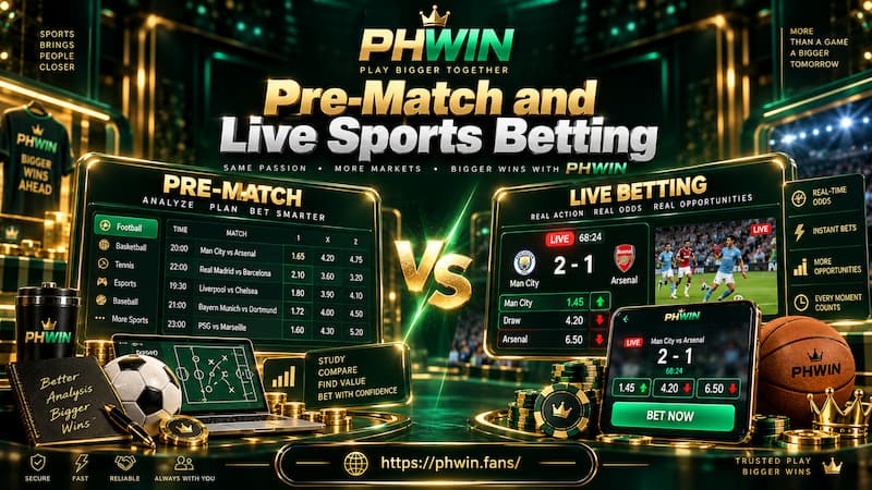 Pre-Match and Live Sports Betting