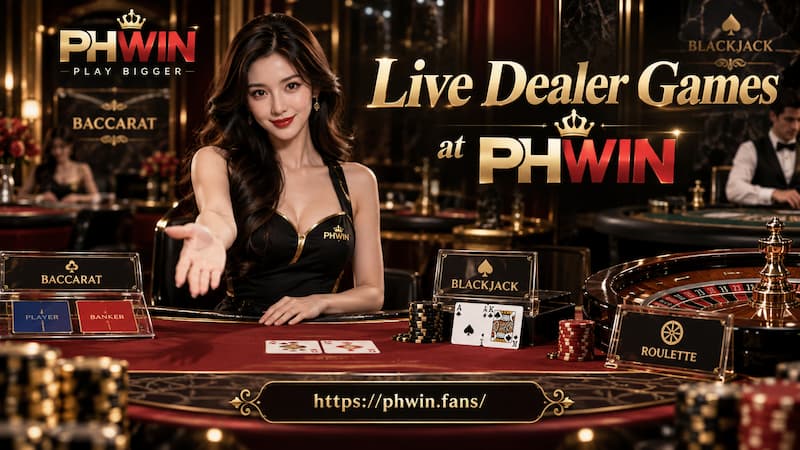 Live Dealer Games at PHWIN