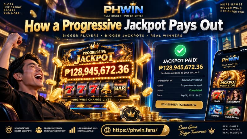 How a Progressive Jackpot Pays Out