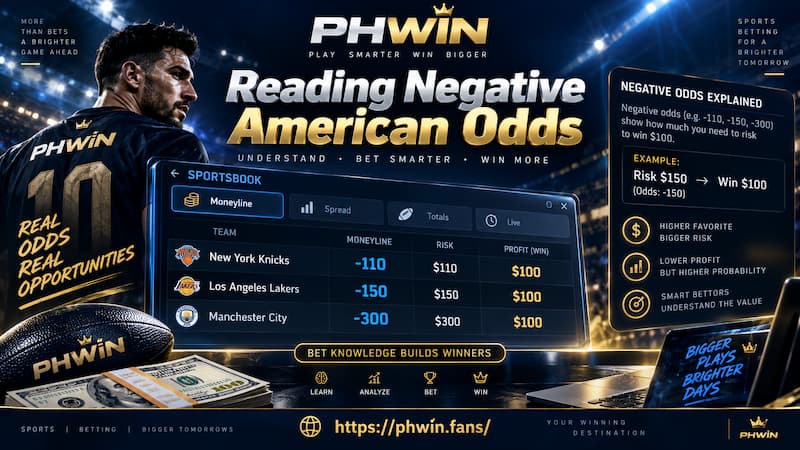 Reading Negative American Odds